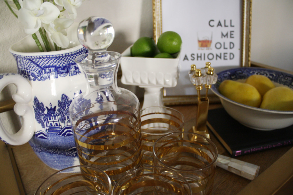 How I Styled My Bar Cart!