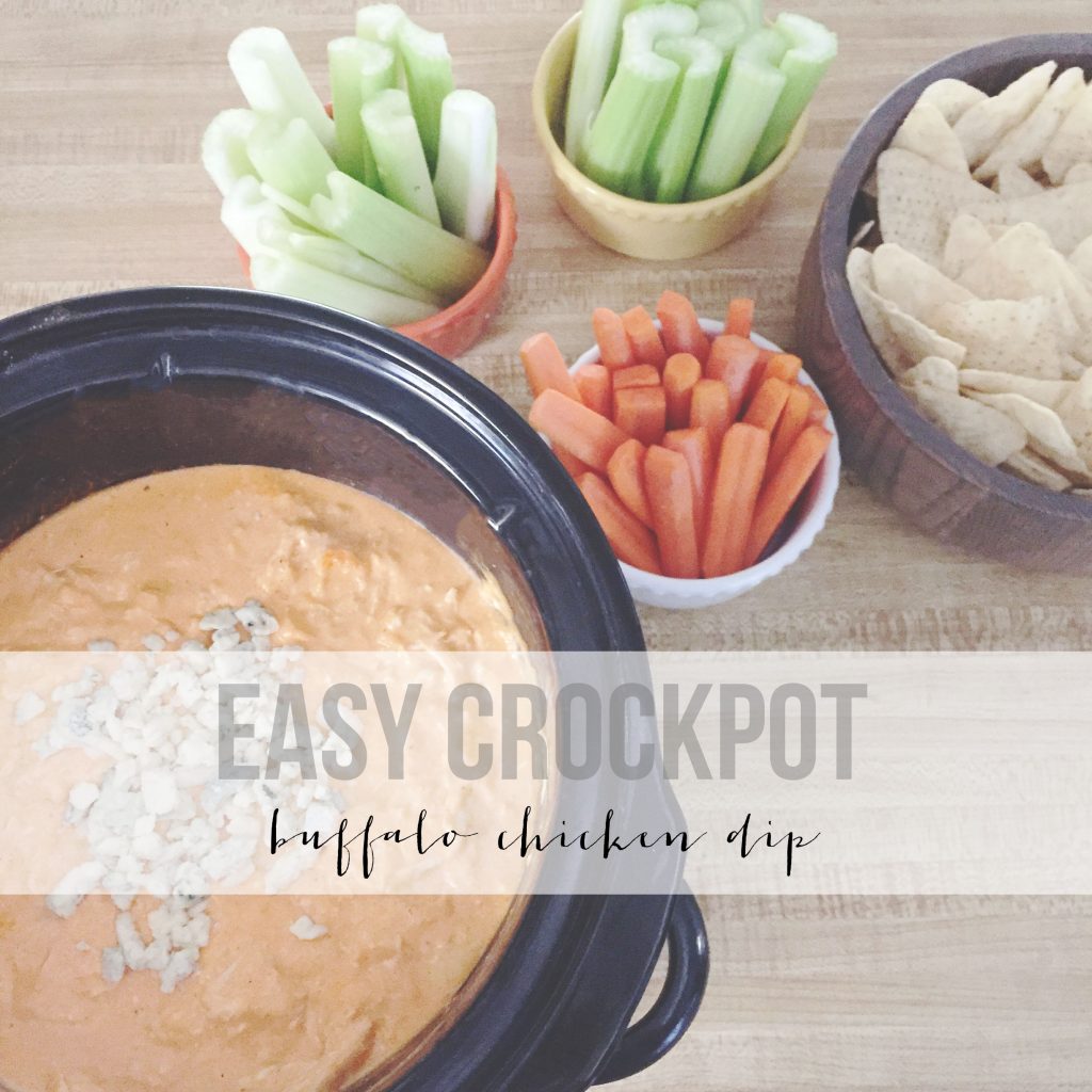 Crock-pot Buffalo Ranch Chicken Dip