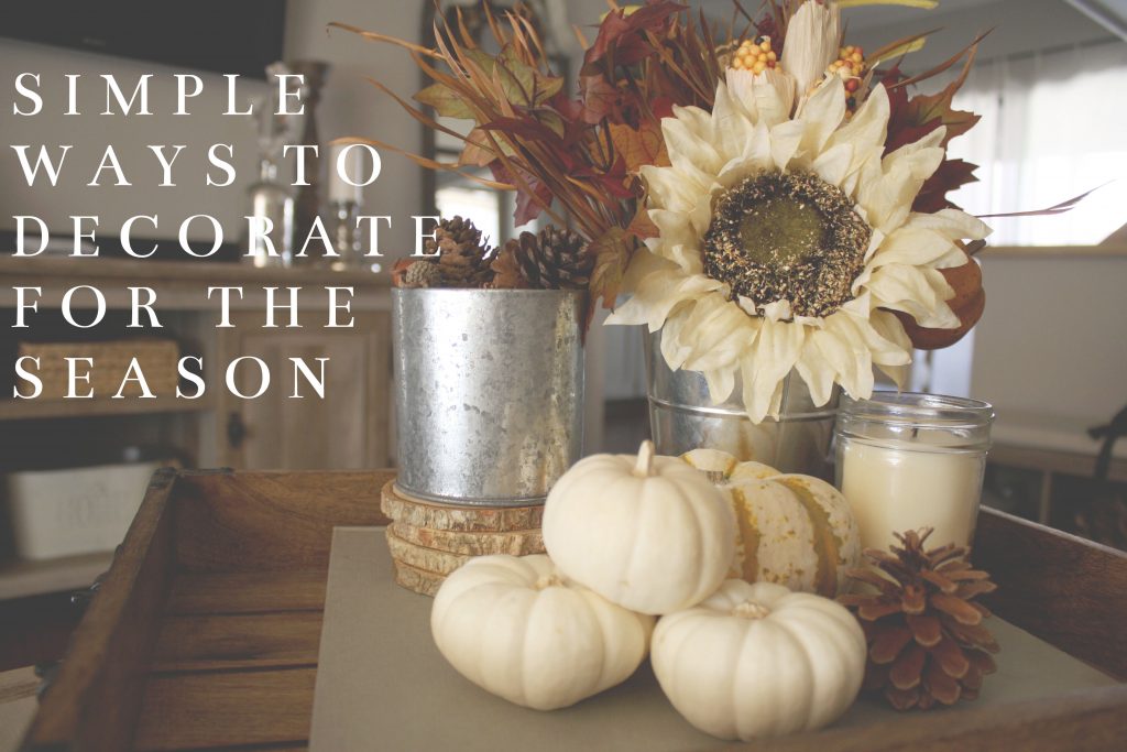 Little Touches of Fall Decor