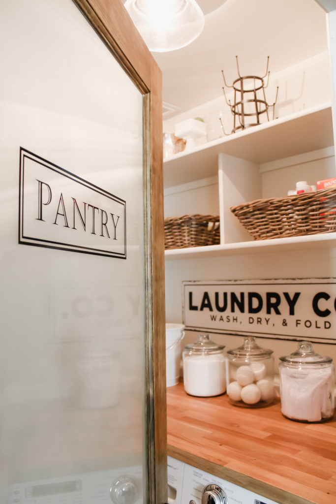 Pantry/Laundry Room Renovation B&A Reveal + Our little tile mishap!