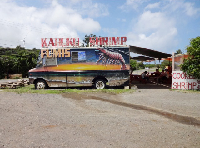 Hawaii Oahu itinerary kahuku shrimp truck north shore
