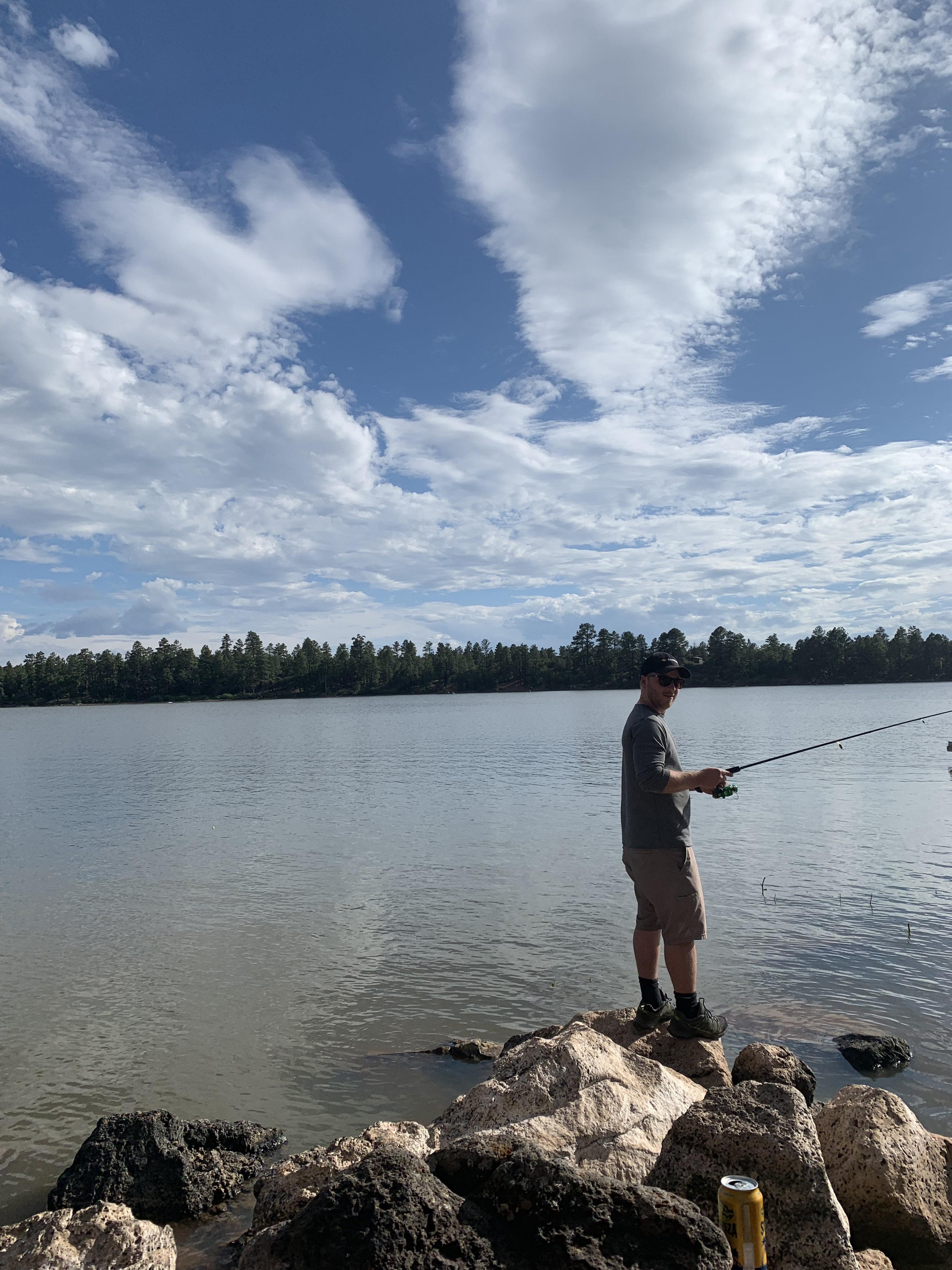 Hikes and Lakes in White Mountains Arizona Scott reservoir Big lake Show low lake2