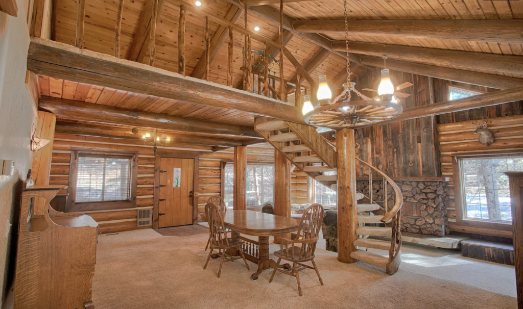 Pinetop Cabin Rental Moderrn Rustic Transitional Cabin Interior Design