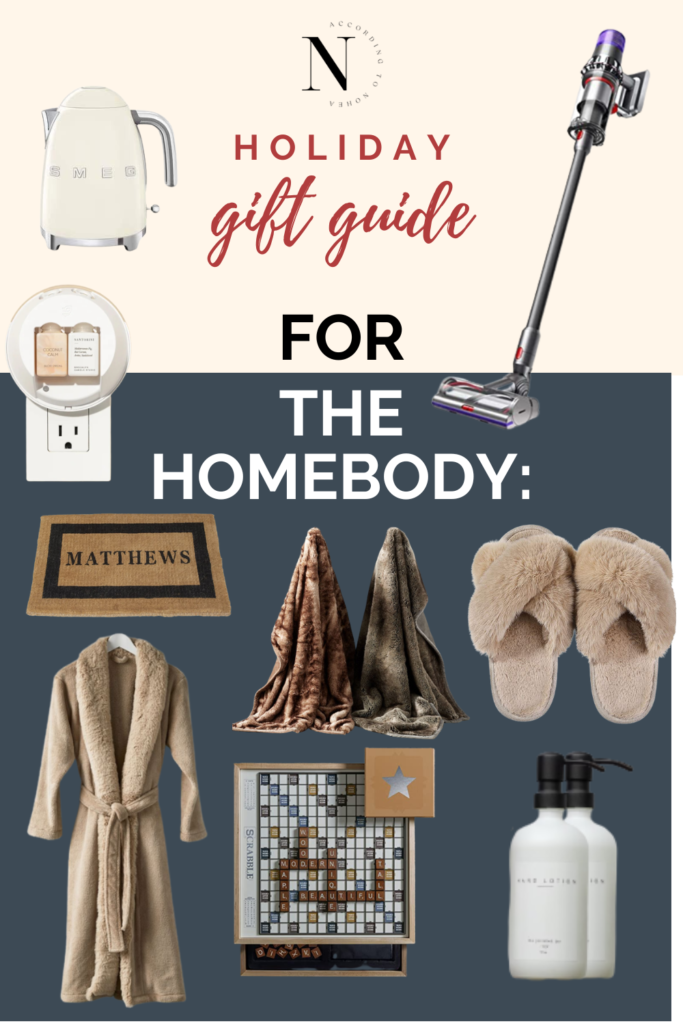 holiday christmas gift guide for the homebody